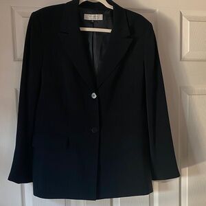 Tahari Classic Navy Blue Blazer